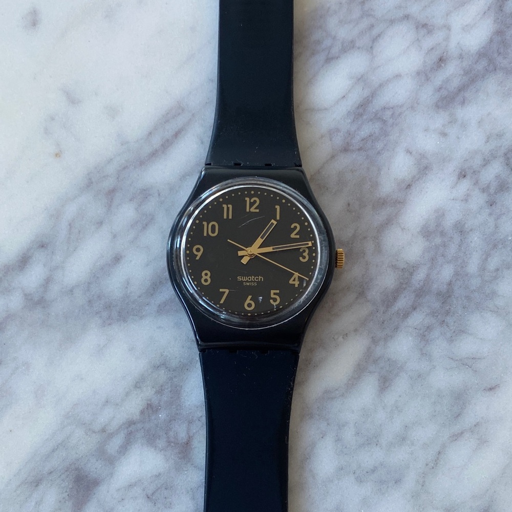 Swatch Golden Tac Black Smartwatch